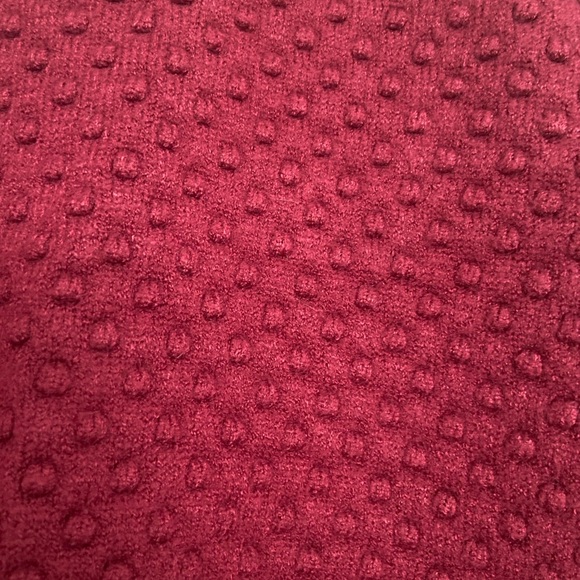 ModCloth Burgundy sweater size S - Picture 3 of 6